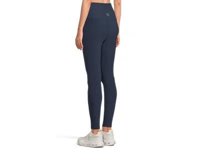 Beyond Yoga Out Of Pocket Space Dye High-waist Mid Leggings In Blue