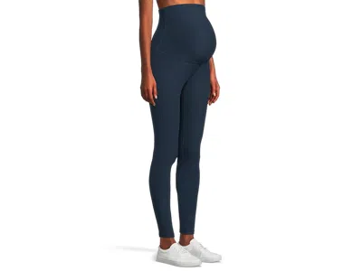 Beyond Yoga Spacedye Love The Bump Maternity Pocket Midi Legging In Blue