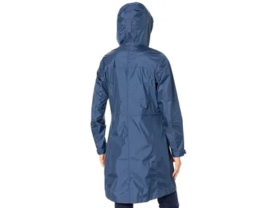 L.l.bean Trail Model Raincoat In Blue
