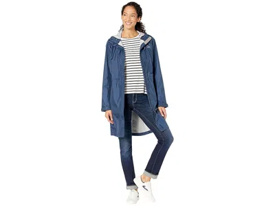 L.l.bean Trail Model Raincoat In Blue