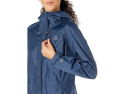 L.l.bean Trail Model Raincoat In Blue