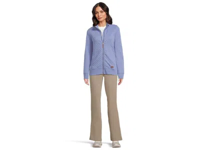 L.l.bean Quilted Full Zip Sweatshirt In Blue