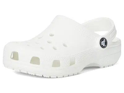Crocs Kids' Boys  Classic Clogs In White/white