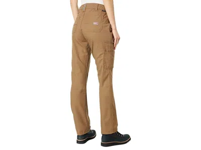 Ariat Fr Stretch Duralight Canvas Stackable Straight Leg Pants In Brown