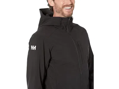 Helly Hansen Paramount Hooded Softshell Jacket In Black