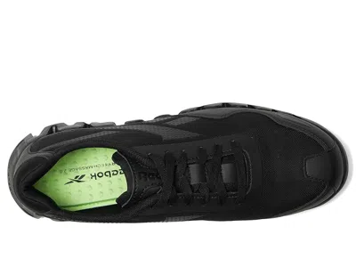 Reebok Work Wide Width Zig Pulse Composite Toe Work Shoe In Black