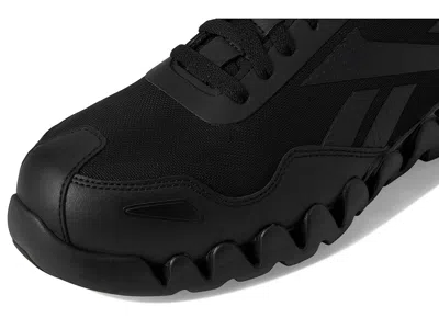 Reebok Work Wide Width Zig Pulse Composite Toe Work Shoe In Black