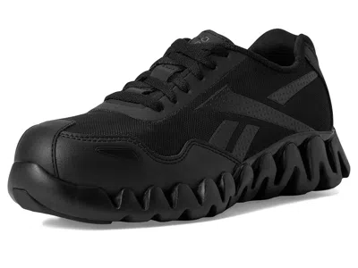 Reebok Work Zig Pulse Composite Toe Work Sneaker In Black