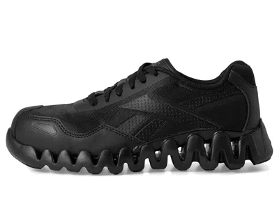Reebok Work Zig Pulse Composite Toe Work Sneaker In Black