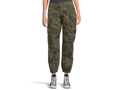 Sanctuary Rebel Camo Cargo Pants In Green