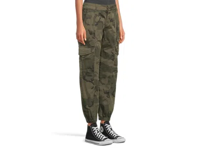 Sanctuary Rebel Camo Cargo Pants In Green