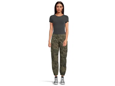 Sanctuary Rebel Camo Cargo Pants In Green
