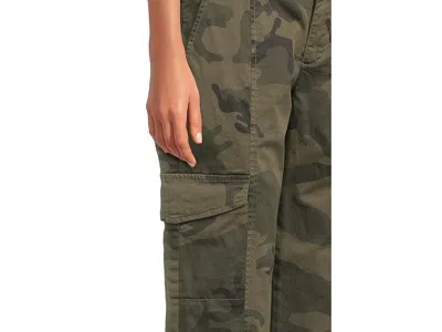 Sanctuary Rebel Camo Cargo Pants In Green