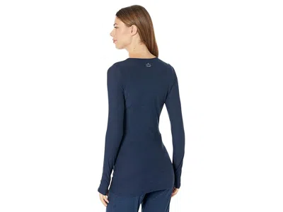 Beyond Yoga Featherweight Count On Me Maternity Crew Pullover In Blue