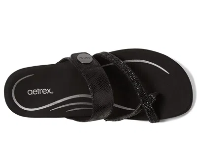 Aetrex Izzy Sparkle In Black