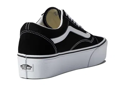 Vans Old Skool Stripe Detail Sneakers In Black