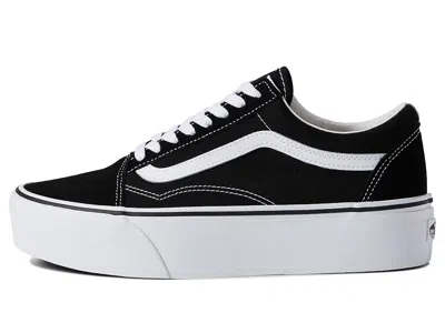 Vans Old Skool Stripe Detail Sneakers In Black