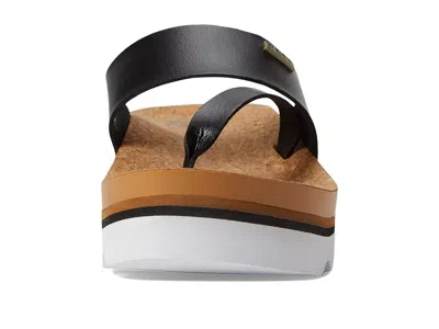 Reef Cushion Sol Hi Wedge Sandal In Black