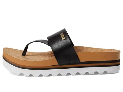 Reef Cushion Sol Hi Wedge Sandal In Black