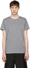 Apc Cotton & Cashmere Tee In Grey