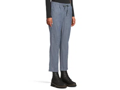 L.l.bean Lakewashed Chino Pull-on Chambray Pants Ankle In Blue