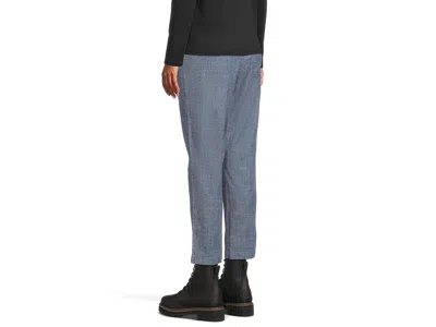 L.l.bean Lakewashed Chino Pull-on Chambray Pants Ankle In Blue