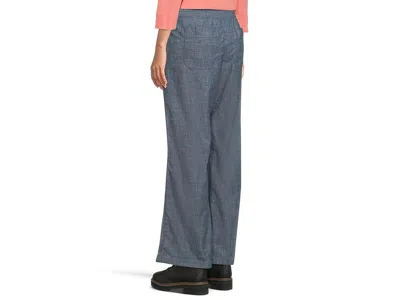 L.l.bean Lakewashed Pull-on Wide Leg Pants In Blue