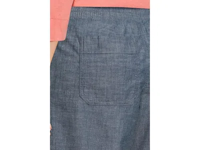L.l.bean Lakewashed Pull-on Wide Leg Pants In Blue