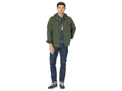 L.l.bean Beanflex Utility Trucker Jacket Regular In Green