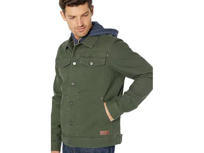 L.l.bean Beanflex Utility Trucker Jacket Regular In Green