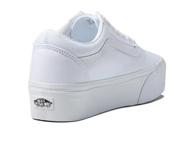 Vans Old Skool Stackform Shoes True White : In White