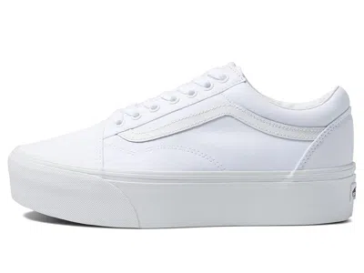 Vans Old Skool Stackform Shoes True White : In White