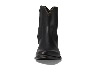 Frye Austin Inside Zip Plain Toe Boots In Black