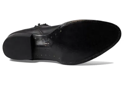 Frye Austin Inside Zip Plain Toe Boots In Black