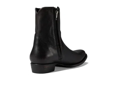 Frye Austin Inside Zip Plain Toe Boots In Black