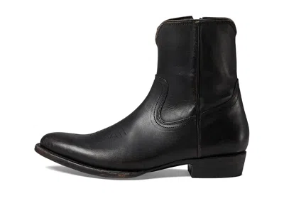 Frye Austin Inside Zip Plain Toe Boots In Black