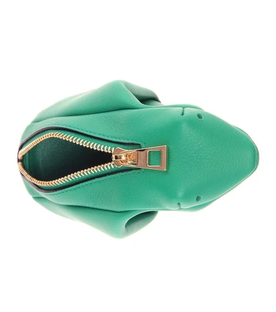 Shop Loewe Frog Leather Pouch