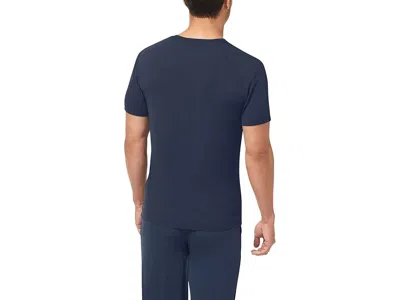 Tommy John Second Skin Sleep Pocket T-shirts In Blue
