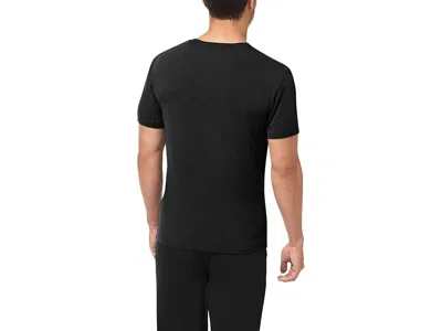 Tommy John Second Skin Sleep Pocket T-shirts In Black