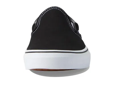 Vans Classic Black Canvas Slip-on Stackform Sneakers In Black