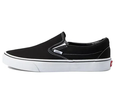 Vans Classic Black Canvas Slip-on Stackform Sneakers In Black
