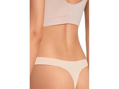 Eberjey Pima Stretch Cotton Thong In Pattern