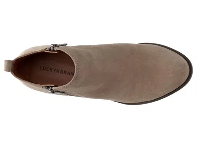 Lucky Brand Basel Bootie In Brown