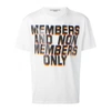 STELLA MCCARTNEY Members print T-shirt,453010SIP03