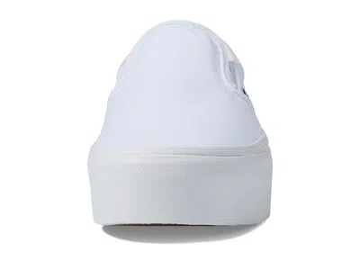 Vans Classic Slip-on Stackform Shoes True White : In White