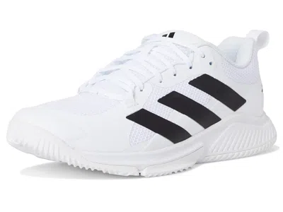 Adidas Originals Court Team Bounce 2.0 Volleyball Shoes In White