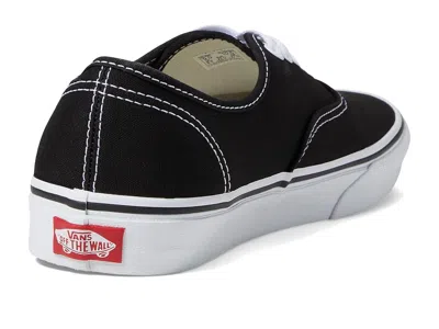 Vans Authentic Wide Shoes Black/white : In Black
