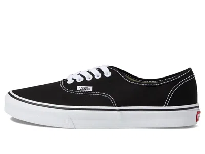 Vans Authentic Wide Shoes Black/white : In Black