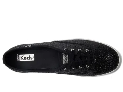 Keds Champion Glitter Sneaker In Black