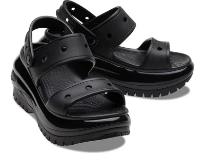 Crocs Mega Crush Sandal In Black